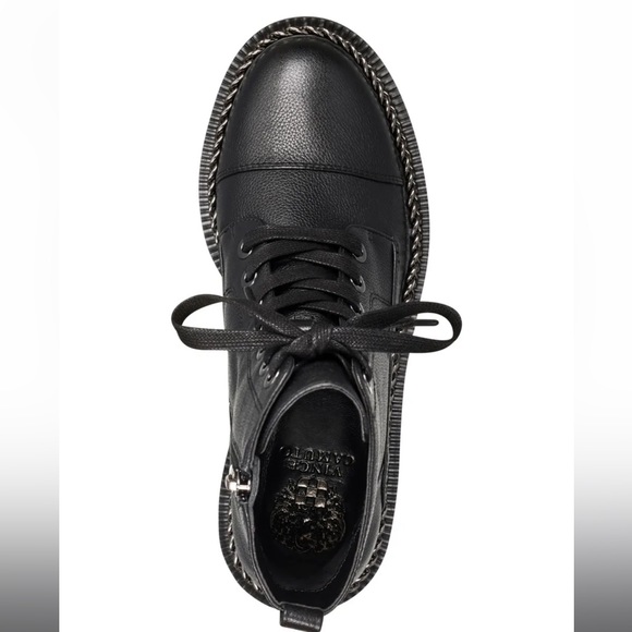 VINCE CAMUTO Mindita Chain Trim Combat Boot - Picture 5 of 13